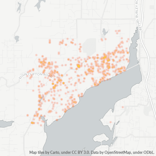 98329 Business Density Heatmap