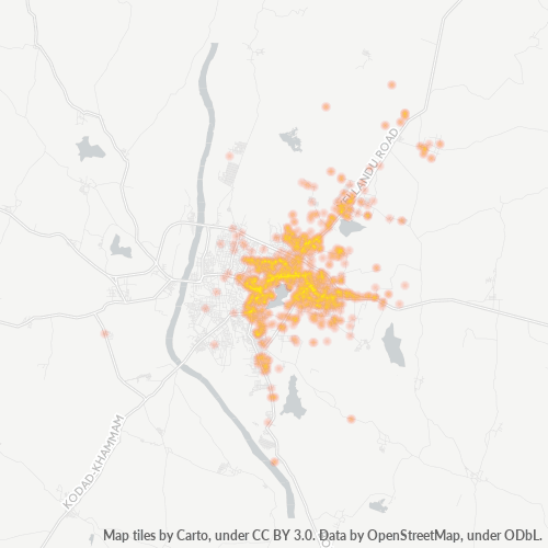 507002 Business Density Heatmap