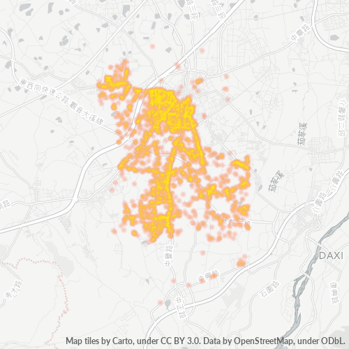 324 商業密度熱圖