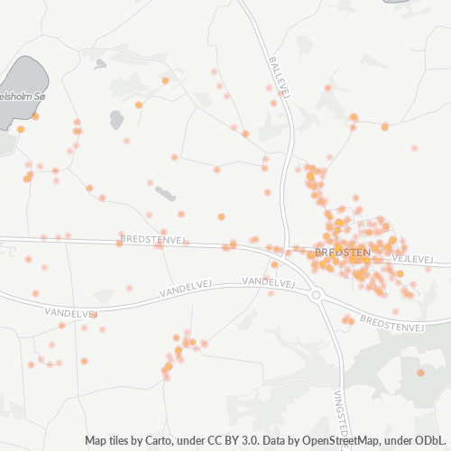 7182 Heatmap over forretningstæthed