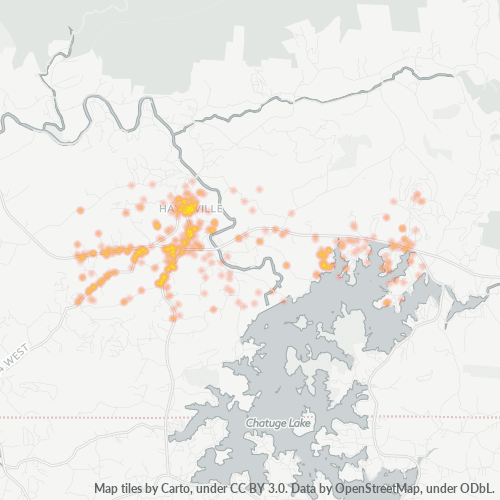 28904 Business Density Heatmap