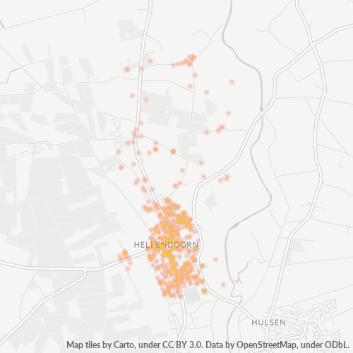 7447 Heatmap Bedrijfsdichtheid