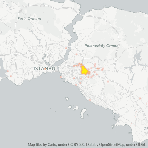 34774 Şirket Yoğunluğu Isı Haritası