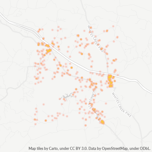 37080 Business Density Heatmap