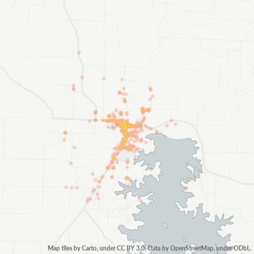 65785 Business Density Heatmap