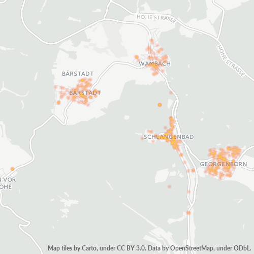 Heatmap für plz 65388