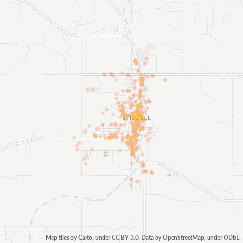 74960 Business Density Heatmap
