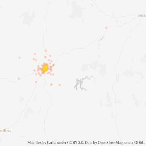 2794 Business Density Heatmap