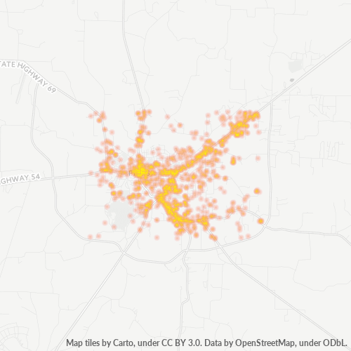 38242 Business Density Heatmap