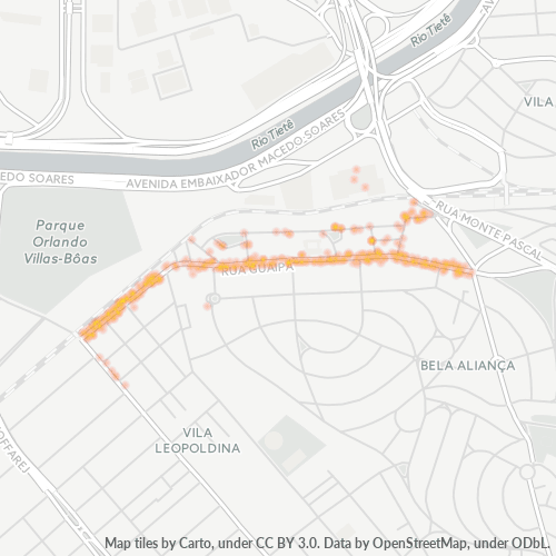 05089-000 Heatmap de Densidade da Empresa