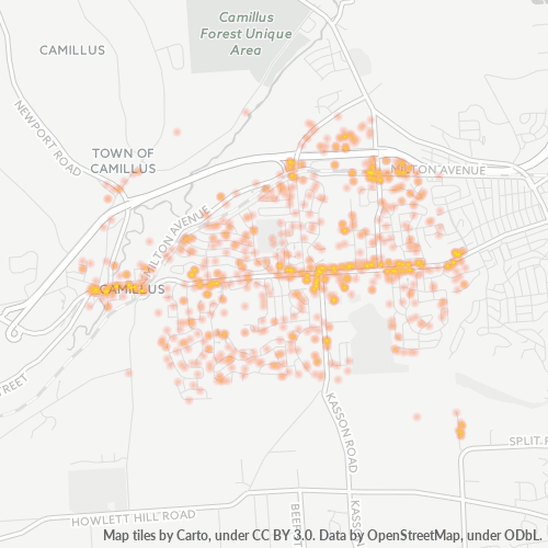 13031 Business Density Heatmap