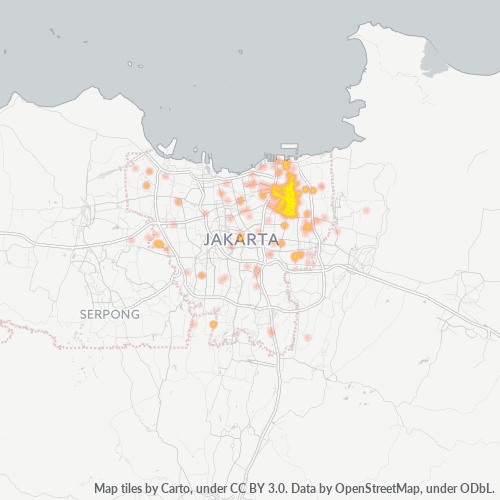 14250 Peta Panas Densitas Bisnis