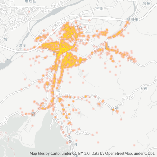 237 商業密度熱圖
