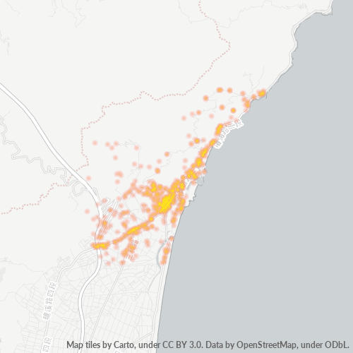 261 商業密度熱圖