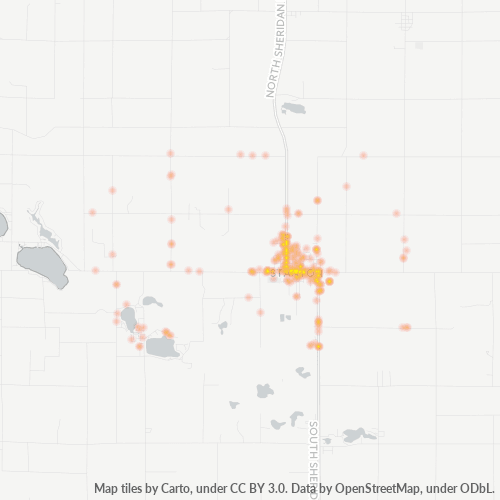 48888 Business Density Heatmap