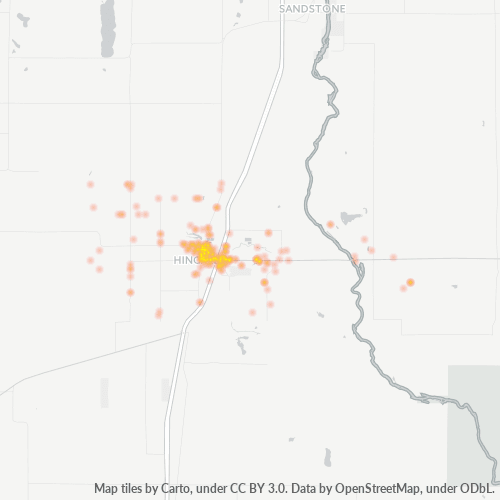 55037 Business Density Heatmap