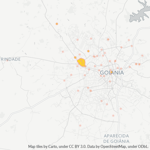 74450-000 Mapa de calor de densidad empresarial