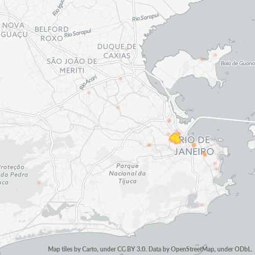 20920-000 Mapa de calor de densidad empresarial