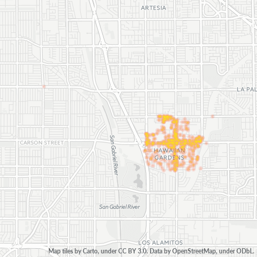 90716 Business Density Heatmap