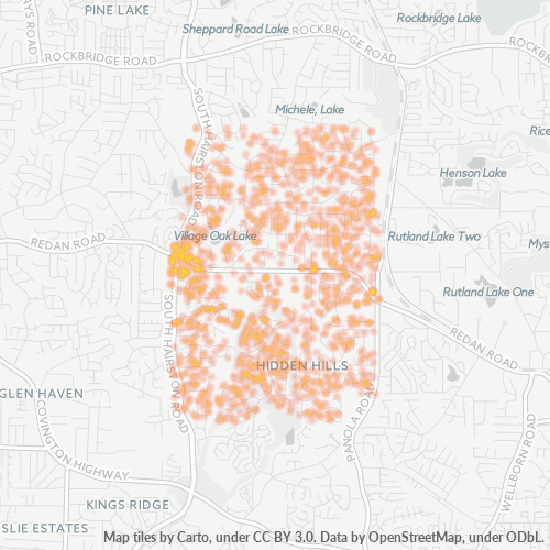 30088 Business Density Heatmap