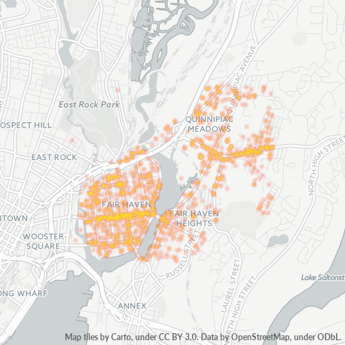 06513 Business Density Heatmap
