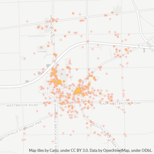 45309 Business Density Heatmap