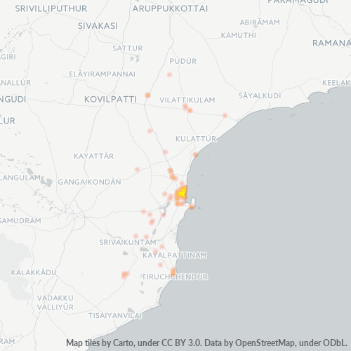 628001 Business Density Heatmap