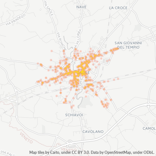 Mappa di calore per cap 33077