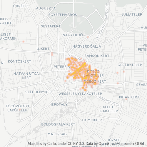 4029 Vállalati sűrűségi térkép