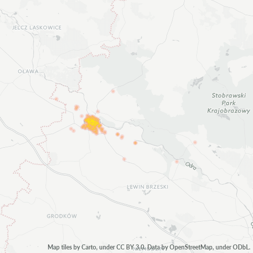 49-300 Mapa intensywności działalności gospodarczej