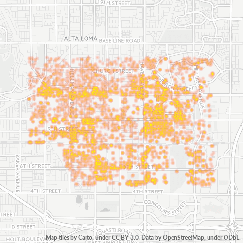 91730 Business Density Heatmap