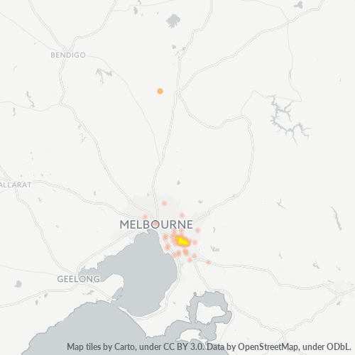 3170 Business Density Heatmap