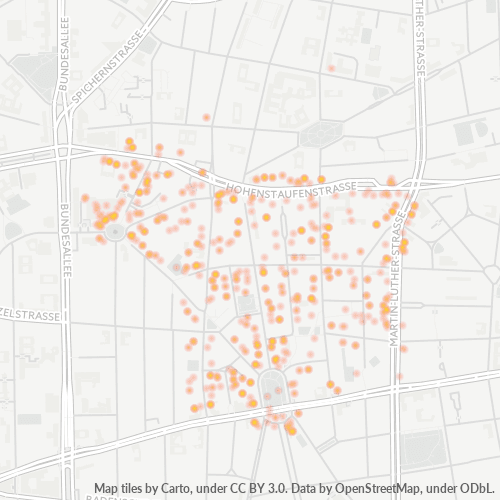 10779 Standortdichte-Heatmap