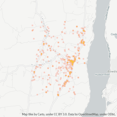 12542 Business Density Heatmap