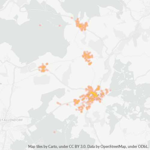 Heatmap für plz 35279