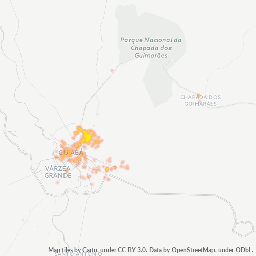 78055-000 Heatmap de Densidade da Empresa