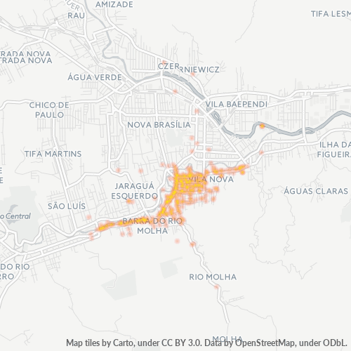 89259-000 Heatmap de Densidade da Empresa