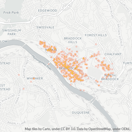 15104 Business Density Heatmap