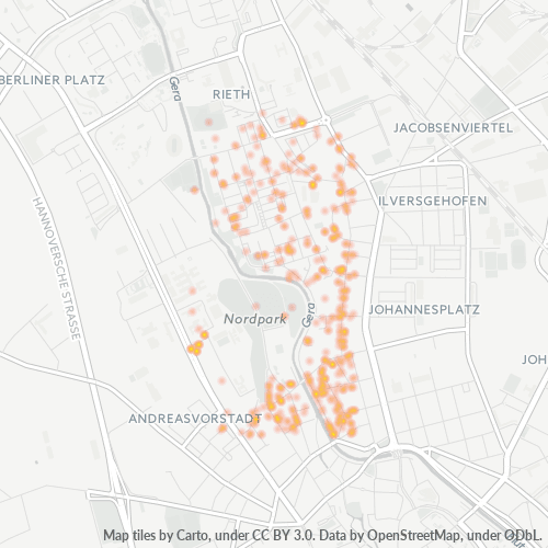 99089 Standortdichte-Heatmap