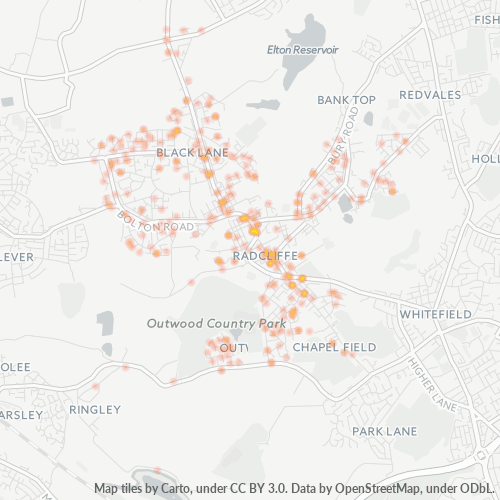 M26 Business Density Heatmap