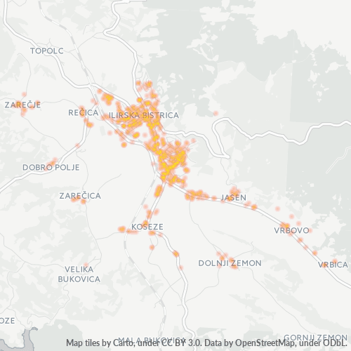 6250 Zemljevid gostote poslovanja