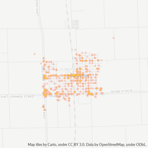 60942 Business Density Heatmap
