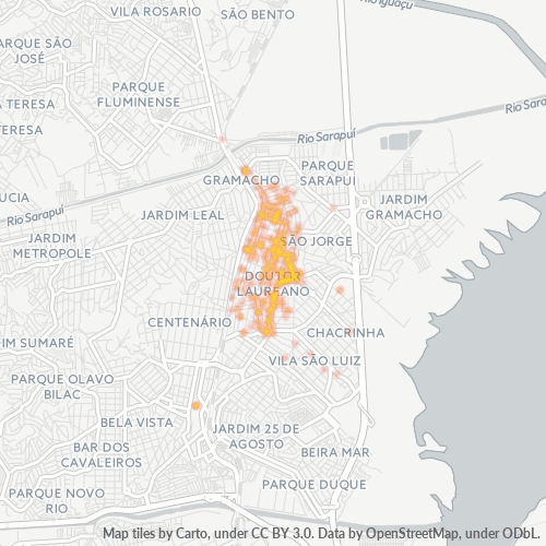 25060-000 Heatmap de Densidade da Empresa