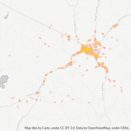 71449 Business Density Heatmap