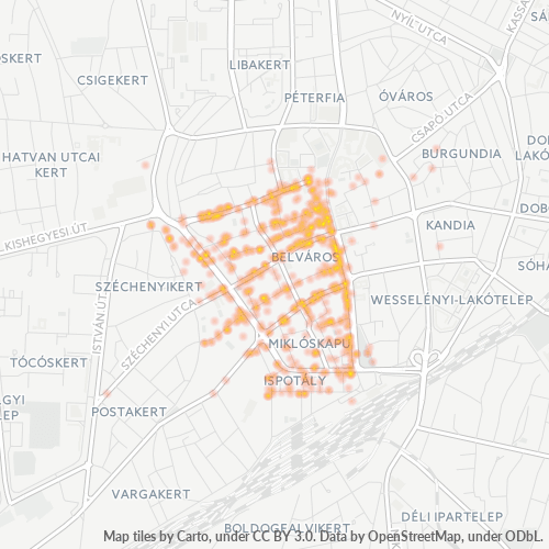 4025 Vállalati sűrűségi térkép
