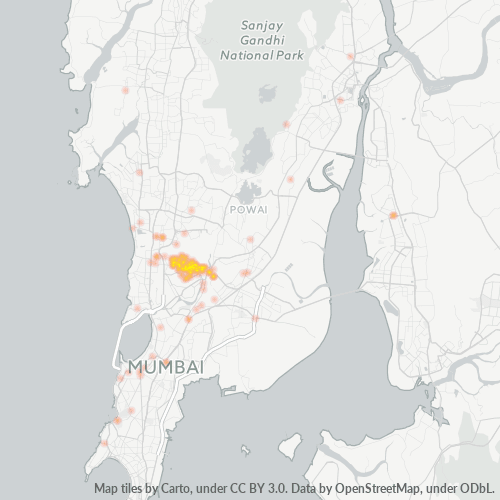 400029 Business Density Heatmap