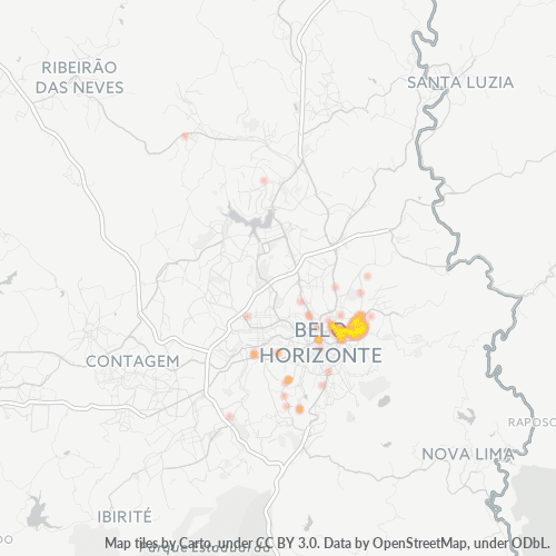 31010-000 Mapa de calor de densidad empresarial