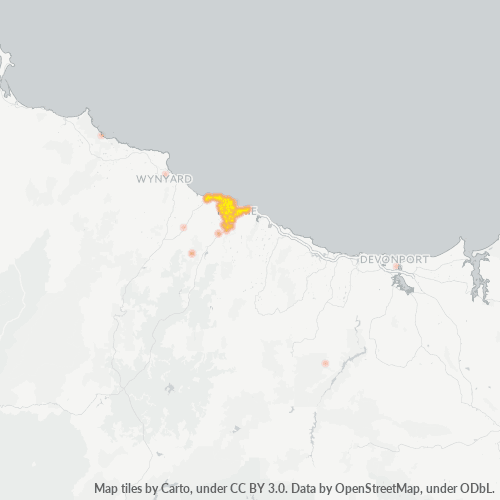 7320 Business Density Heatmap