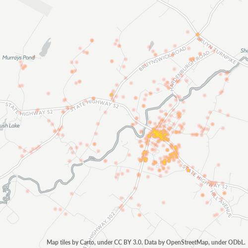 12566 Business Density Heatmap