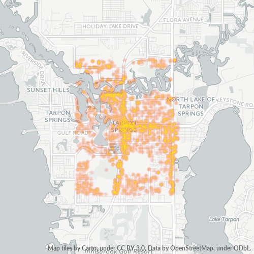 34689 Business Density Heatmap